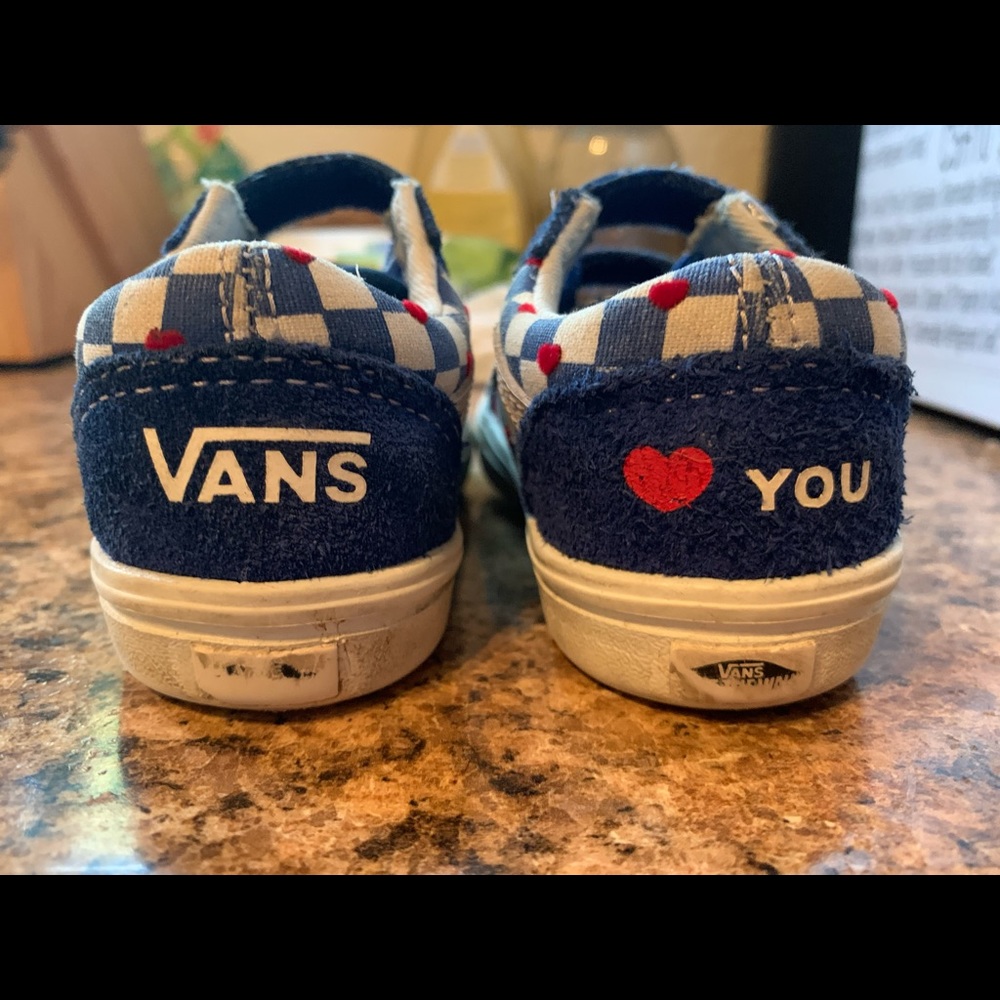 Vans Comfycush Old Skool V Toddler 'Autism Awareness' Unisex Sneakers - Size 6.5